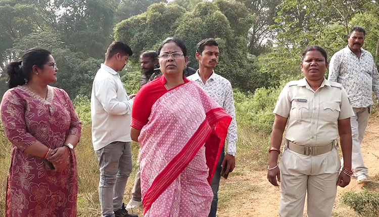 धौली अत्याचार प्रकरण तपास करताना पोलिस