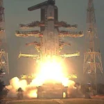 ISRO rocket launch during the Anvesha satellite mission that failed due to a technical glitch in the third stage.
