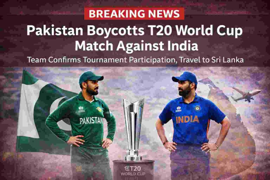Pakistan announces boycott of T20 World Cup match against India while confirming tournament participation