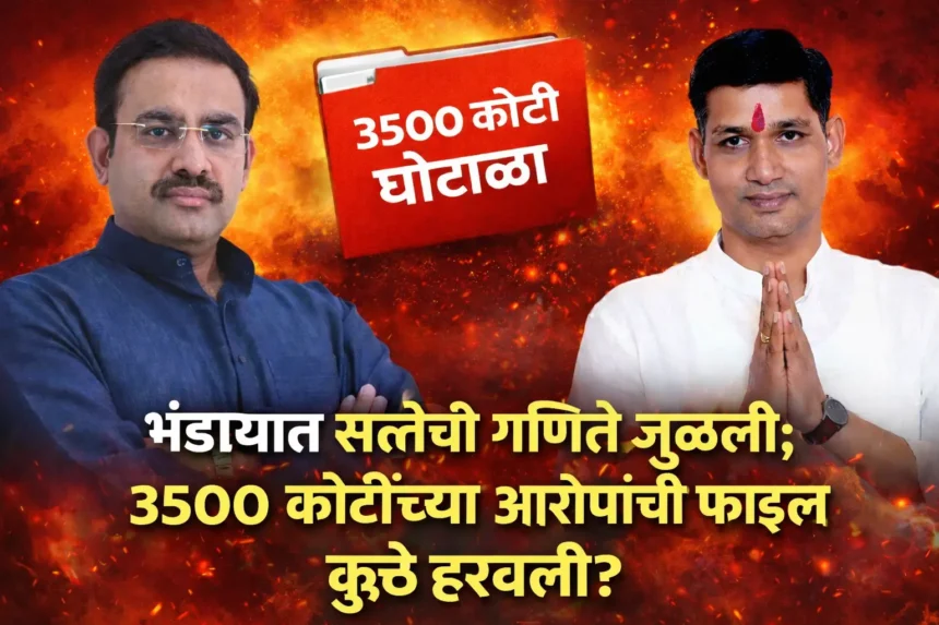 भंडाऱ्यात सत्तेची गणिते जुळली; ३५०० कोटींच्या आरोपांची फाईल कुठे हरवली