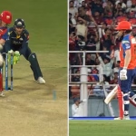 कूपर कोनोली फलंदाजी करताना, जोरदार फटका मारत चेंडू हवेत उंच जाताना दिसत आहे.